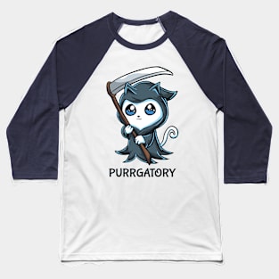 Purrgatory Baseball T-Shirt